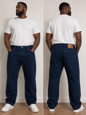 Ralph Lauren Men's Relaxed Jeans in Deep Navy